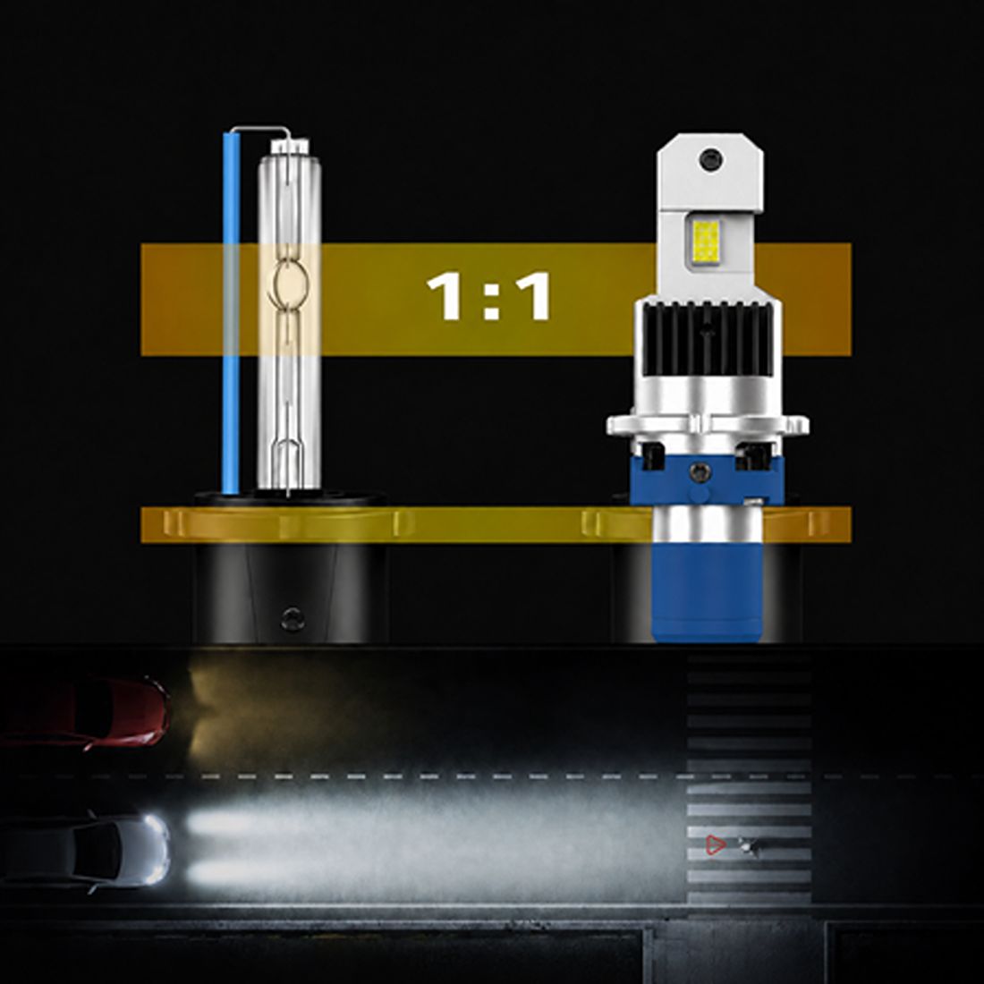 d2s d2r led magall hid led zamienniki ksenonow 6500k